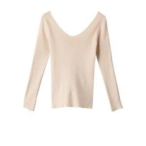 Demylee X Lucy Laucht Variel Fine Cotton Boarder Ribbed Top